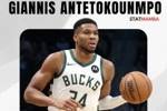 恐怖如斯！字母哥22分03秒便砍下三双 NBA历史第9快