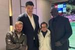 世界名画！贝克汉姆晒与成龙、姚明和奥尼尔合影：与三位传奇见面